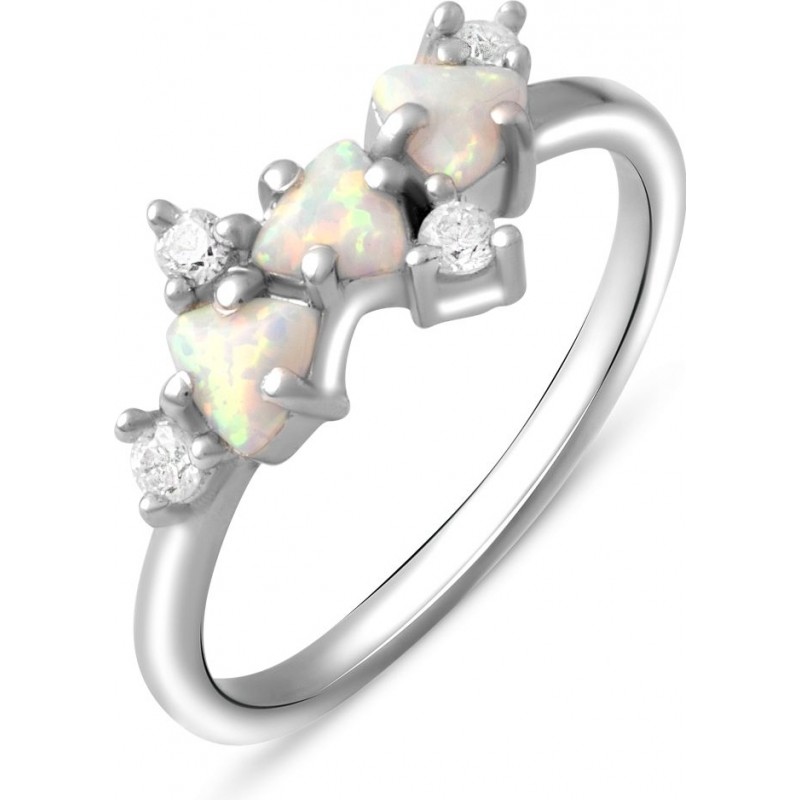 Серебряное кольцо SilverBreeze с опалом 0.53ct (2069188) 17 размер