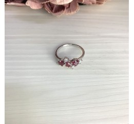 Серебряное кольцо SilverBreeze с натуральным рубином 1.38ct 2068518 17.5 размер, 17.5 размер, 17.5 размер, 17.5 размер