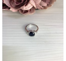 Серебряное кольцо SilverBreeze с сапфиром nano 1.948ct 2068419 17 размер, 17 размер, 17 размер, 17 размер