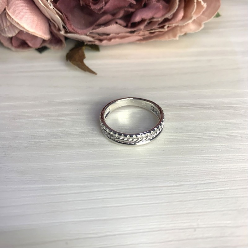 Серебряное кольцо SilverBreeze без камней (2066422) 16 размер
