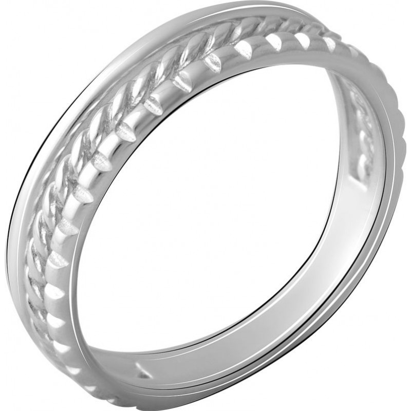 Серебряное кольцо SilverBreeze без камней (2066422) 16 размер