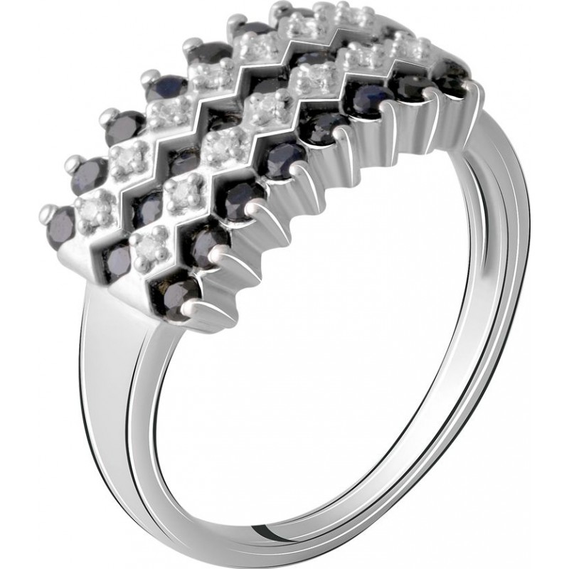 Серебряное кольцо SilverBreeze с натуральным сапфиром 2.133ct 2065425 18 размер, 18 размер, 18 размер, 18 размер