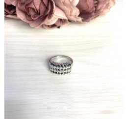 Серебряное кольцо SilverBreeze с натуральным сапфиром 2.133ct 2065425 18 размер, 18 размер, 18 размер, 18 размер