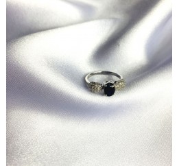 Серебряное кольцо SilverBreeze с натуральным сапфиром 1.615ct 2063148 17.5 размер, 17.5 размер, 17.5 размер, 17.5 размер