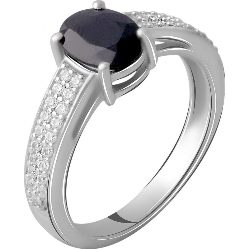 Серебряное кольцо SilverBreeze с натуральным сапфиром 2.143ct (2063100) 17 размер