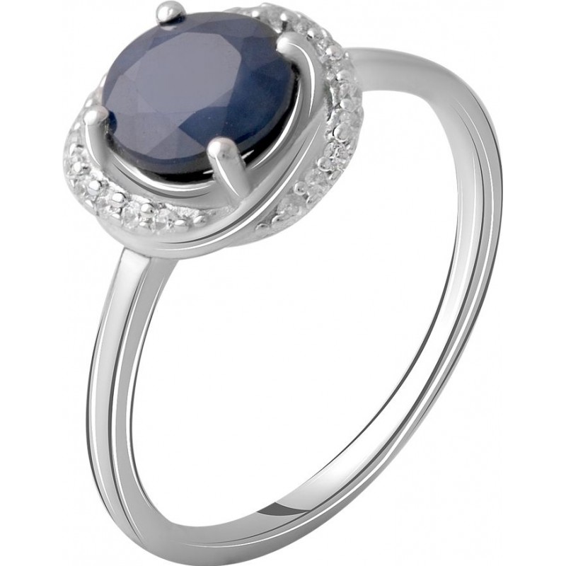 Серебряное кольцо SilverBreeze с натуральным сапфиром 1.878ct (2063087) 17 размер