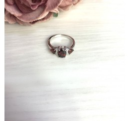 Серебряное кольцо SilverBreeze с натуральным гранатом 2.034ct 2062721 18 размер, 18 размер, 18 размер, 18 размер