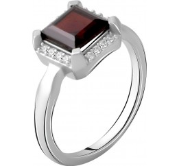 Серебряное кольцо SilverBreeze с натуральным гранатом 1.953ct 2061557 17.5 размер, 17.5 размер, 17.5 размер, 17.5 размер