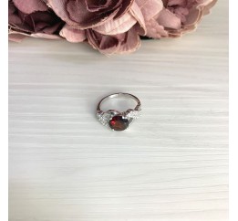 Серебряное кольцо SilverBreeze с натуральным гранатом 2.296ct 2061533 17 размер, 17 размер, 17 размер, 17 размер