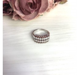Серебряное кольцо SilverBreeze с натуральным гранатом 1.306ct 2061397 19 размер, 19 размер, 19 размер, 19 размер
