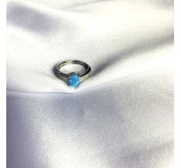 Серебряное кольцо SilverBreeze с опалом 1.131ct (2060949) 17 размер