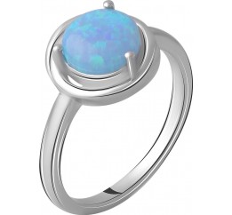 Серебряное кольцо SilverBreeze с опалом 0.899ct 2060727 18.5 размер, 18.5 размер, 18.5 размер, 18.5 размер