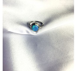 Серебряное кольцо SilverBreeze с опалом 0.899ct (2060727) 18.5 размер
