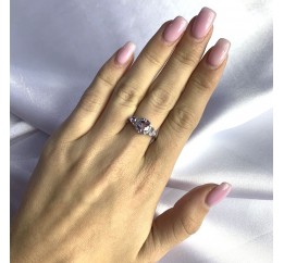 Серебряное кольцо SilverBreeze с натуральным аметистом 1.684ct 2060550 18.5 размер, 18.5 размер, 18.5 размер, 18.5 размер