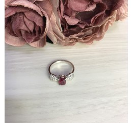 Серебряное кольцо SilverBreeze с натуральным рубином 1.865ct 2060154 18 размер, 18 размер, 18 размер, 18 размер