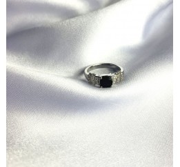 Серебряное кольцо SilverBreeze с натуральным сапфиром 1.618ct (2059455) 17.5 размер