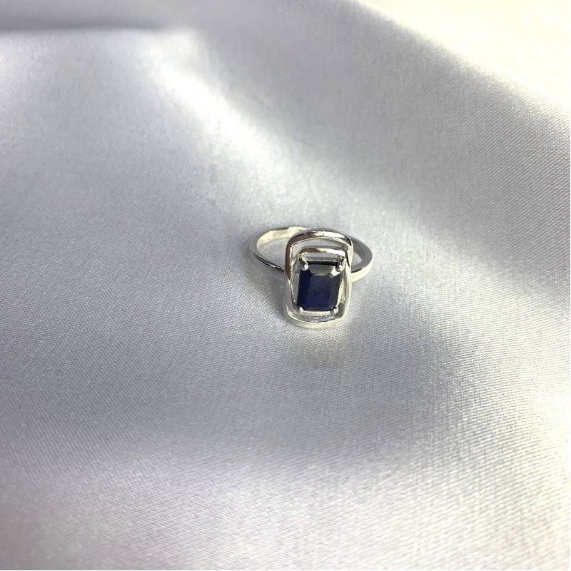 Серебряное кольцо SilverBreeze с натуральным сапфиром 2.025ct (2057604) 18.5 размер