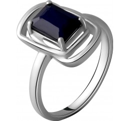 Серебряное кольцо SilverBreeze с натуральным сапфиром 2.025ct 2057604 18.5 размер, 18.5 размер, 18.5 размер, 18.5 размер