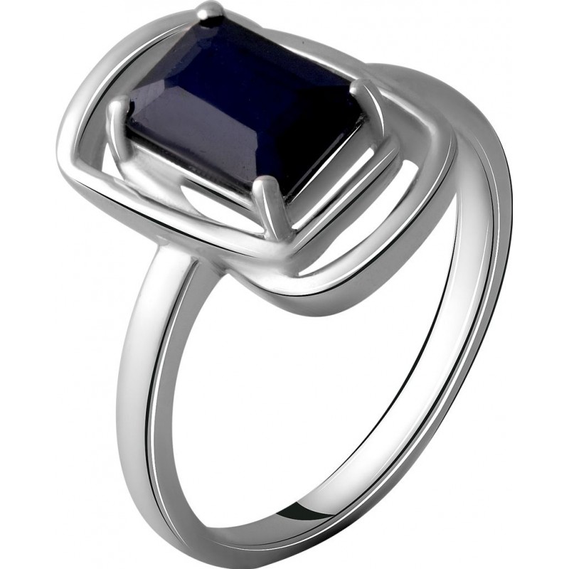 Серебряное кольцо SilverBreeze с натуральным сапфиром 2.025ct 2057604 18.5 размер, 18.5 размер, 18.5 размер, 18.5 размер