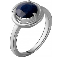 Серебряное кольцо SilverBreeze с натуральным сапфиром 2.267ct 2057529 18.5 размер, 18.5 размер, 18.5 размер, 18.5 размер