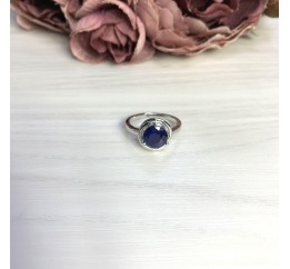 Серебряное кольцо SilverBreeze с натуральным сапфиром 2.267ct 2057529 18 размер, 18 размер, 18 размер, 18 размер