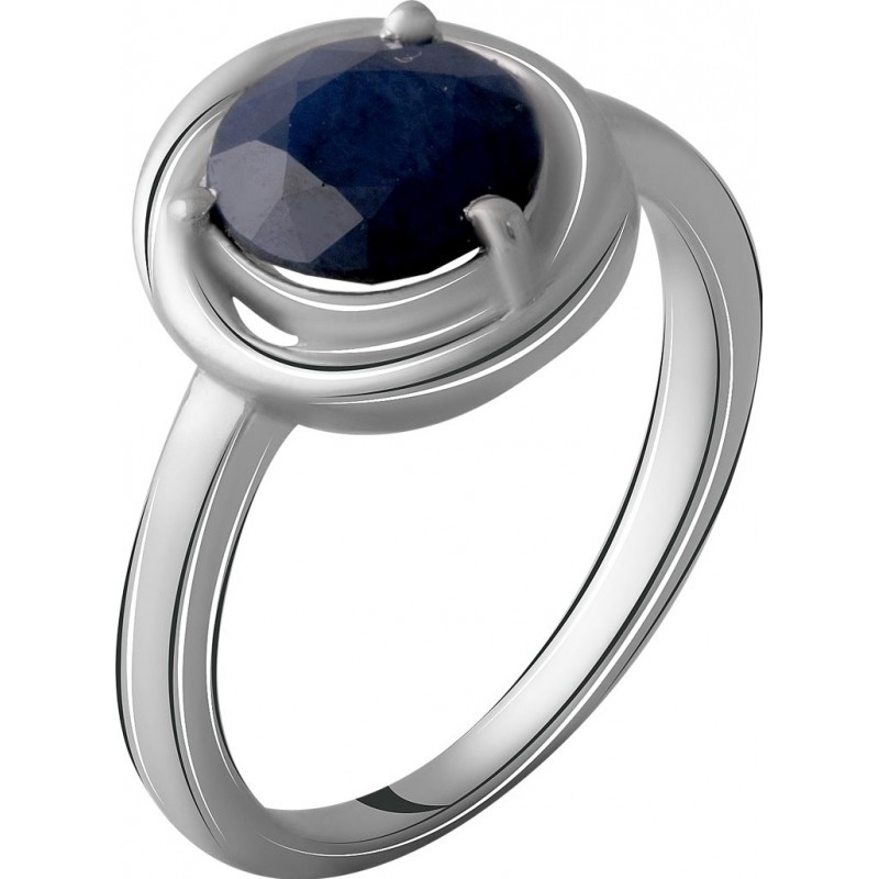 Серебряное кольцо SilverBreeze с натуральным сапфиром 2.267ct (2057529) 18 размер