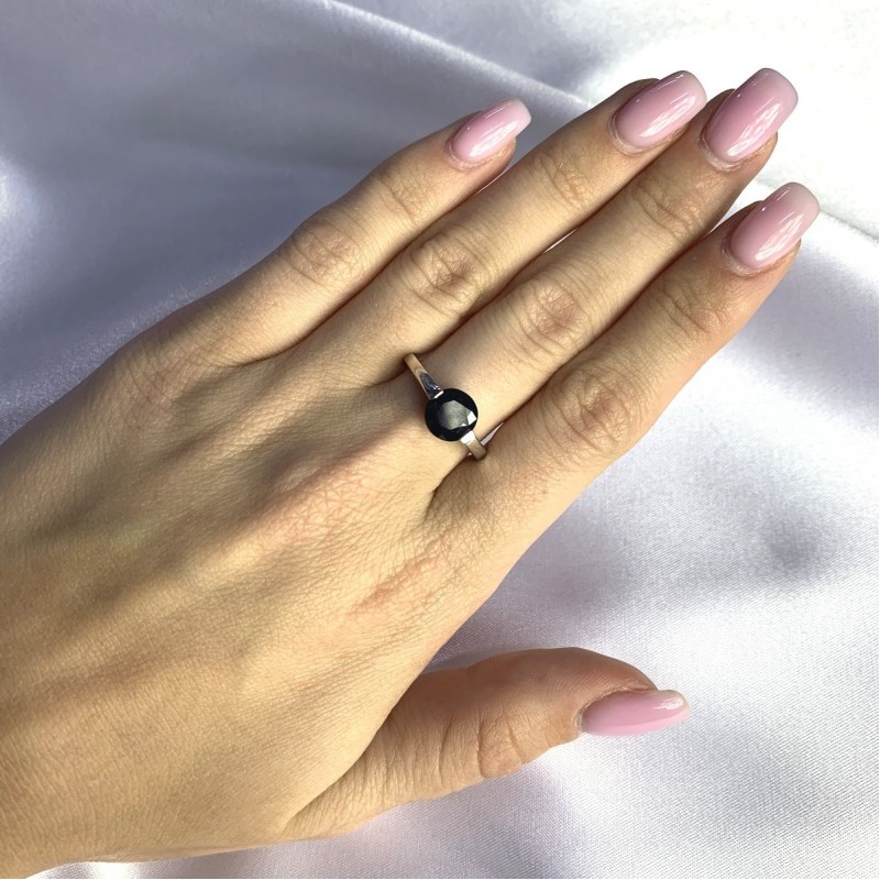 Серебряное кольцо SilverBreeze с натуральным сапфиром 2.093ct 2057505 18 размер, 18 размер, 18 размер, 18 размер