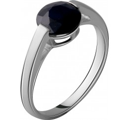 Серебряное кольцо SilverBreeze с натуральным сапфиром 2.093ct 2057505 18 размер, 18 размер, 18 размер, 18 размер