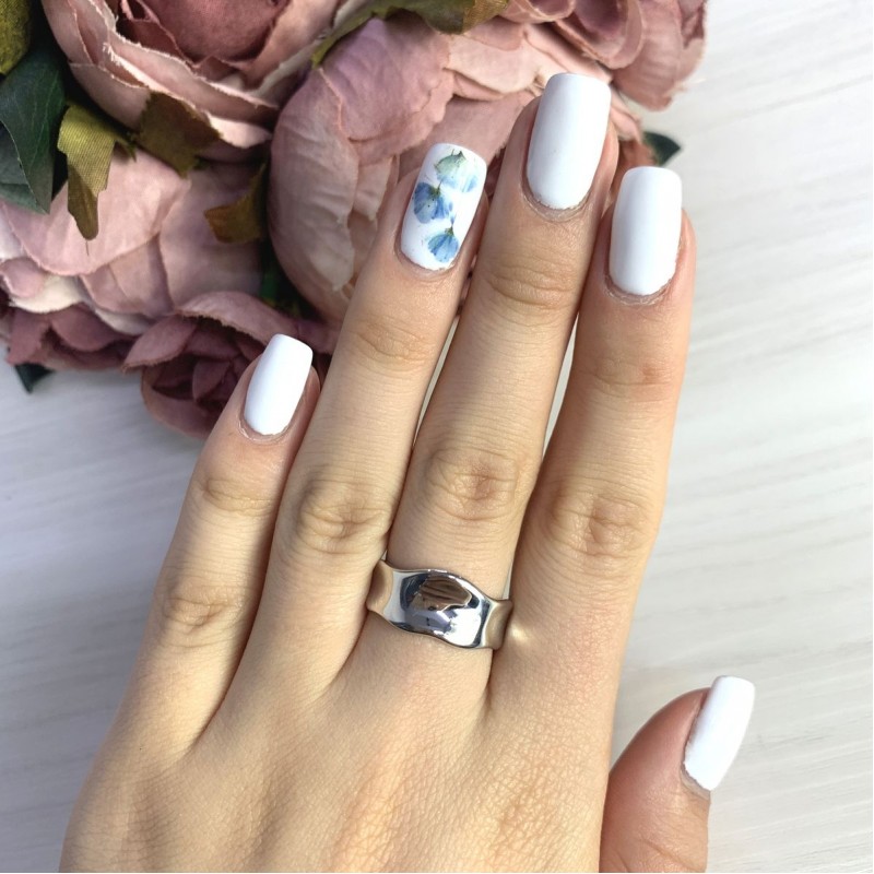 Серебряное кольцо SilverBreeze без камней (2056744) 18.5 размер