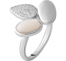 Серебряное кольцо SilverBreeze с натуральным перламутром 2055822 18.5 размер, 18.5 размер, 18.5 размер, 18.5 размер