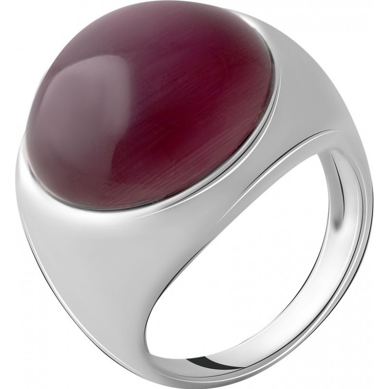 Серебряное кольцо SilverBreeze с кошачим глазом (2054726) 17 размер