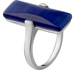 Серебряное кольцо SilverBreeze с кошачим глазом 2053965 17 размер, 17 размер, 17 размер, 17 размер