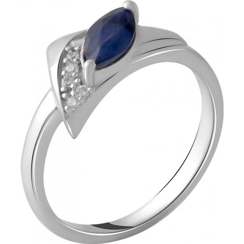 Серебряное кольцо SilverBreeze с натуральным сапфиром 0.63ct (2051886) 18.5 размер