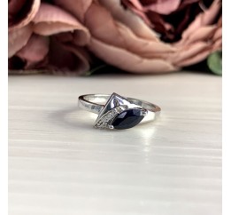 Серебряное кольцо SilverBreeze с натуральным сапфиром 0.63ct (2051886) 17 размер
