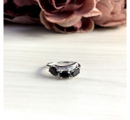 Серебряное кольцо SilverBreeze с натуральным гранатом 1.53ct 2050544 17.5 размер, 17.5 размер, 17.5 размер, 17.5 размер