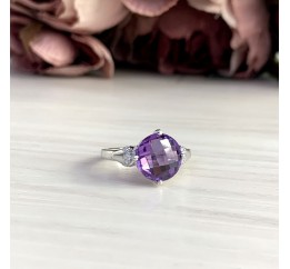 Серебряное кольцо SilverBreeze с олександритом 4.66ct 2050421 18.5 размер, 18.5 размер, 18.5 размер, 18.5 размер