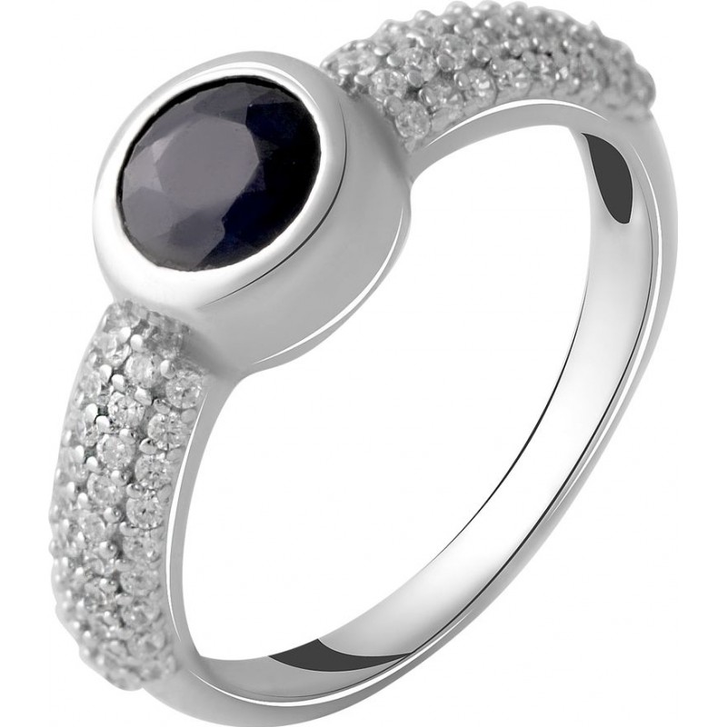 Серебряное кольцо SilverBreeze с натуральным сапфиром 1.11ct 2050339 16.5 размер, 16.5 размер, 16.5 размер, 16.5 размер