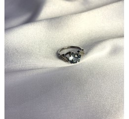 Серебряное кольцо SilverBreeze с натуральным топазом 2.621ct 2049388 18 размер, 18 размер, 18 размер, 18 размер