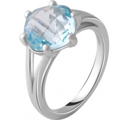 Серебряное кольцо SilverBreeze с натуральным топазом 4.46ct 2049302 17.5 размер, 17.5 размер, 17.5 размер, 17.5 размер