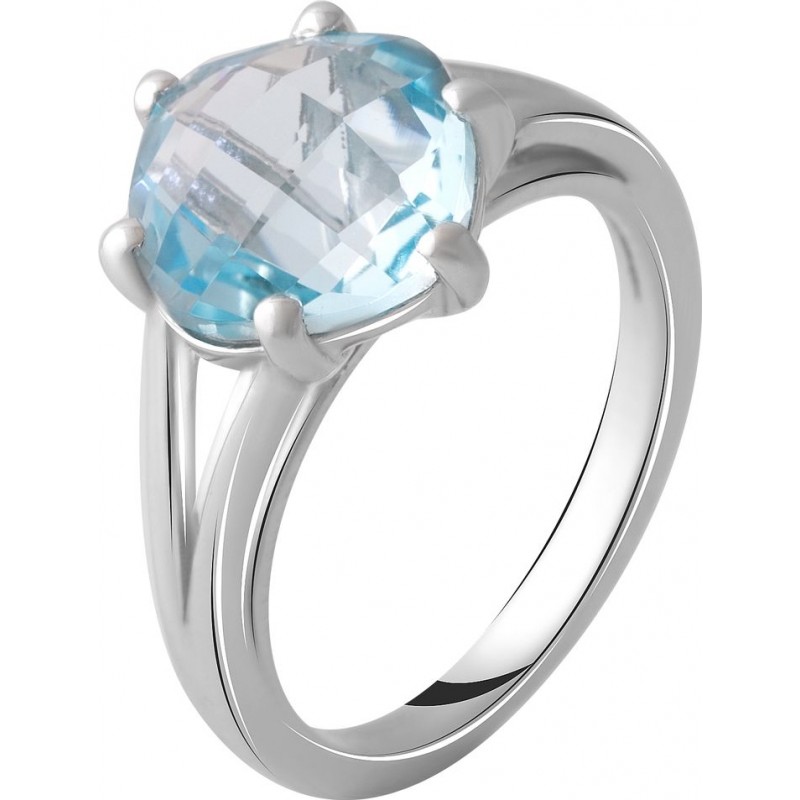 Серебряное кольцо SilverBreeze с натуральным топазом 4.46ct 2049302 17.5 размер, 17.5 размер, 17.5 размер, 17.5 размер