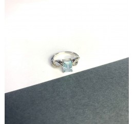 Серебряное кольцо SilverBreeze с натуральным топазом 2.239ct 2049227 17 размер, 17 размер, 17 размер, 17 размер