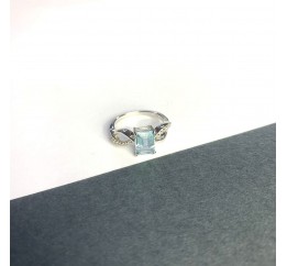 Серебряное кольцо SilverBreeze с натуральным топазом 2.239ct 2049227 18 размер, 18 размер, 18 размер, 18 размер