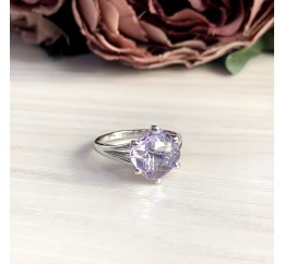 Серебряное кольцо SilverBreeze с натуральным аметистом 2.3ct 2048923 17 размер, 17 размер, 17 размер, 17 размер