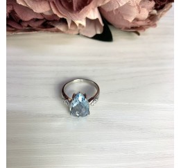Серебряное кольцо SilverBreeze с натуральным топазом 4.905ct 2042662 17 размер, 17 размер, 17 размер, 17 размер