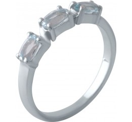 Серебряное кольцо SilverBreeze с натуральным топазом 0.78ct 2028291 17.5 размер, 17.5 размер, 17.5 размер, 17.5 размер