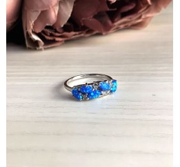 Серебряное кольцо SilverBreeze с опалом 0.588ct 2024101 18.5 размер, 18.5 размер, 18.5 размер, 18.5 размер