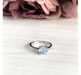 Серебряное кольцо SilverBreeze с натуральным топазом 1.55ct 2018933 18 размер, 18 размер, 18 размер, 18 размер