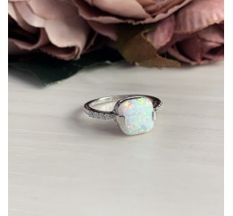 Серебряное кольцо SilverBreeze с опалом 1.457ct (2018469) 17 размер