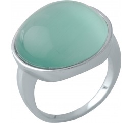Серебряное кольцо SilverBreeze с кошачим глазом 2003038 17 размер, 17 размер, 17 размер, 17 размер