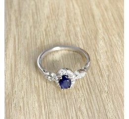 Серебряное кольцо SilverBreeze с натуральным сапфиром 0.858ct 1971215 18.5 размер, 18.5 размер, 18.5 размер, 18.5 размер